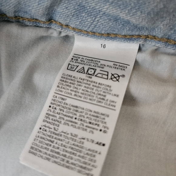 Old Navy Super Skinny Mid Rise Light Blue Women's Jeans Size 16 - Picture 12 of 12